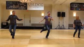 Dirty Boots Line Dance by John Robinson & Junior Willis Demo @ 2017 Big Bang