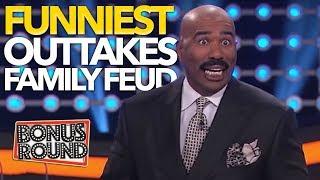 FUNNIEST OUTTAKES On Celebrity Family Feud Some Answers Stump Steve Harvey Bonus Round