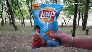 Обзор чипсов Lays Сметана и Зелень