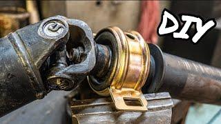 DIY Tacoma Carrier Bearing U-joint replacement & Drive Shaft Flip **DETAILED**