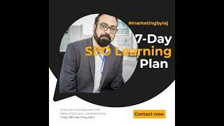 7-Day SEO Learning Plan Master SEO in One Week