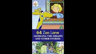 Original VHS Opening & Closing 64 Zoo Lane Georgina the Giraffe and Other Stories UK Retail Tape