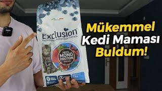 Exclusion Kedi Maması İncelemesi MÜKEMMEL İÇERİKLİ KEDİ MAMASI