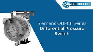 Siemens QBM81 Differential Pressure Switch Instrukart