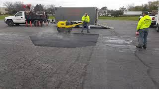 Asphalt repair  hot mix asphalt repair