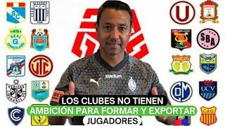 Los clubes no tienen ambición para formar y exportar jugadores