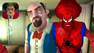 Scary Teacher 3D New Teacher Spider-Man Part 8 Spider-Man TEACHER IosAndroid
