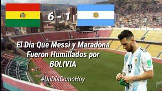 Bolivia 6 - Argentina 1  Relato Emocionante Quique Rivera