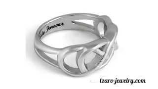 Infinity Ring - Promise Ring Engraved Infinity Forever Sizes 6 to 9