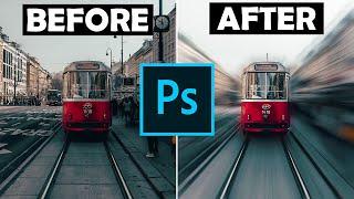 How to FAKE MOTION on Your Photos Using Photoshop Adobe Photoshop CC Tutorial