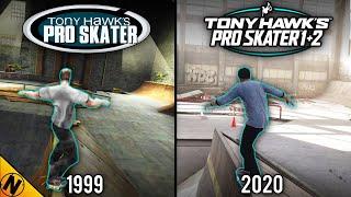 Tony Hawks Pro Skater 1+2 vs Original  Direct Comparison