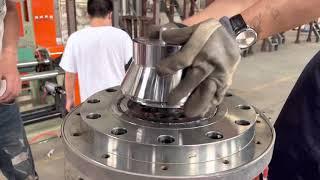 the process of replace film blowing machine’s die head mold and cover