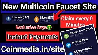 New Multicoin Faucet Site  High Paying Crypto Faucet  Claim LTC SOL DOGE TRX more coins