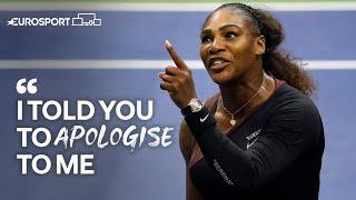 Serena Williamss argument at the 2018 US Open Final  Eurosport Tennis