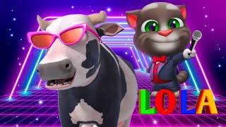 La vaca Lola - canciones para bailar y cantar  gato Tom