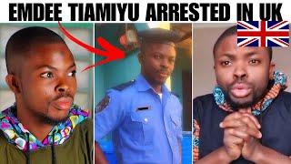 YOUTUBER Emdee Tiamiyu ALLEGEDLY ARRESTED in the UK for SC@MMING the government