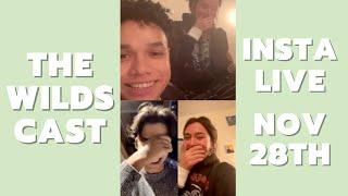 Sarah Pidgeon Miles Gutierrez-Riley & Zach Calderon  The Wilds  Insta Live - Nov 28th