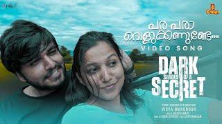 Para Para Velukkanunde Song  Dark Shades of a Secret  Resmi Sateesh  Vineesh Mani  Joy Thamalam