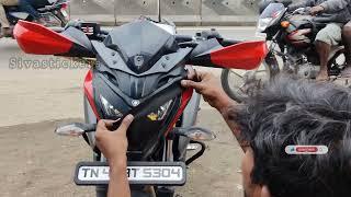 ns headlight modified #ns200 #pulserlover #bajaj #ns160 #pulsermodified #headlight #smoke #udtown