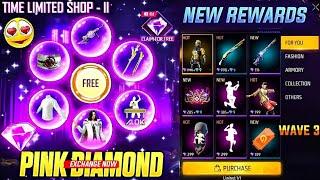 RAMSAN SPECIAL PINK DIAMOND STOREPINK DIAMOND EVENT FREE FIREFREE FIRE NEW EVENT GARENA FREE FIRE