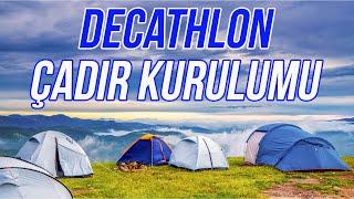 Klasik DECATHLON Çadırı Kurulumu - Kamp çadırı - How to setup decathlon camping tent