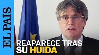 CATALUÑA  Puigdemont reaparece en Waterloo tras su huida y reconoce el gobierno de Illa  EL PAÍS