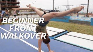 How to FRONT WALKOVER Beginner Tutorial  AirTrack™