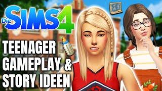 10 LUSTIGE & DRAMATISCHE Spielideen für TEENAGER - OHNE MODS   Die Sims 4 Deutsch