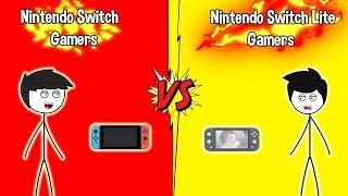 Nintendo Switch Gamers VS Nintendo Switch Lite Gamers