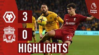 HIGHLIGHTS Wolves 3-0 Liverpool  Defeat for Reds at Molineux