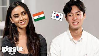 Korean Guy Blind Dates with Beautiful Indian Celebrity For the First Time Ft. Sakshma