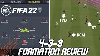 FIFA 22 BEST FORMATION 4-3-3 TUTORIAL - Best Custom Tactics & Instructions & More