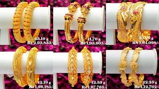 Beautiful Gold bangles Designs with Weight and Price  Shridhi Vlog