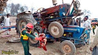 dangerous accident dangerous moment Ford Tractor 3600 Ford Tractor 3000 4610 fiat 640