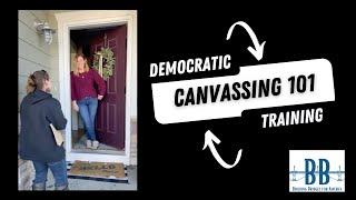 Canvassing 101- learn how to knock doors and turn out the vote to elect more Democrats