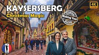  KAYSERSBERG - The Magic of Christmas Alsace France  Amazing Walking Tour - 4K 60fps