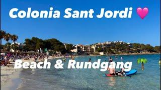 Colonia Sant Jordi 🩷 Strand ️ Restaurants & Geschäfte 🩷 schönstes Wetter ️ 32° 