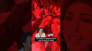 Mehwish Hayat and Saba Qamar enjoying Atif Aslam and Abida Parveen’s live concert in Dubai 