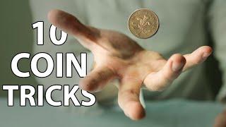 10 IMPOSSIBLE Coin Tricks Anyone Can Do  Revealed