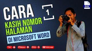 Cara kasih nomor halaman di word