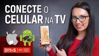 Como Conectar Android e iPhone na TV usando USB