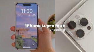 unboxing iPhone 14 pro max silver+ camera samples  & accessories 