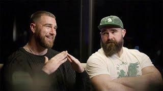 Interview with Jason and Travis Kelce - Super Bowl LVII Pregame Show