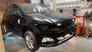 HOW TO REPAIR A CRASH DAMAGED 2018 VW SALVAGE REBUILD