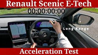 2024 Renault Scenic - Acceleration test 0-63 MPH 0-100 kmh #renault