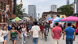 Pride Streetfair 2024  Downtown Toronto Walk Canada