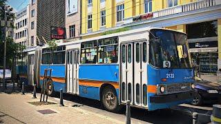 Trolleybuses in SOFIA Bulgaria   Ikarus 280T & Škoda 27Tr Solaris  2018