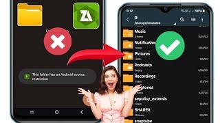 Restriction daccès au dossier Obbdata - ce dossier a une restriction daccès Android Zarchiver