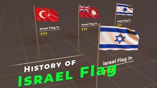 Evolution of Israel Flag  History of Israel Flag  Flags of the world 