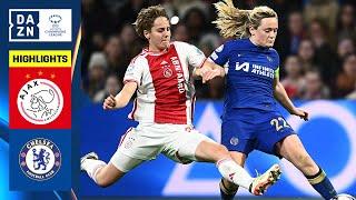 HIGHLIGHTS  Ajax - Chelsea - UEFA Womens Champions League 2023-24 Kwartfinale Heen Nederlands